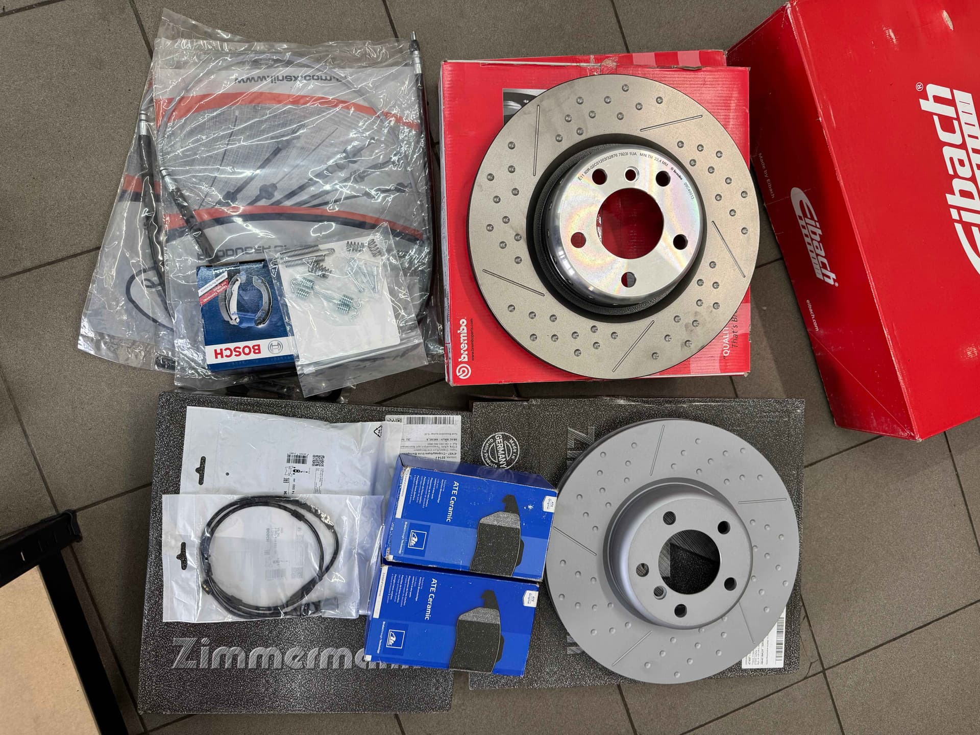 Brembo · Zimmermann · Bosch — оригінал